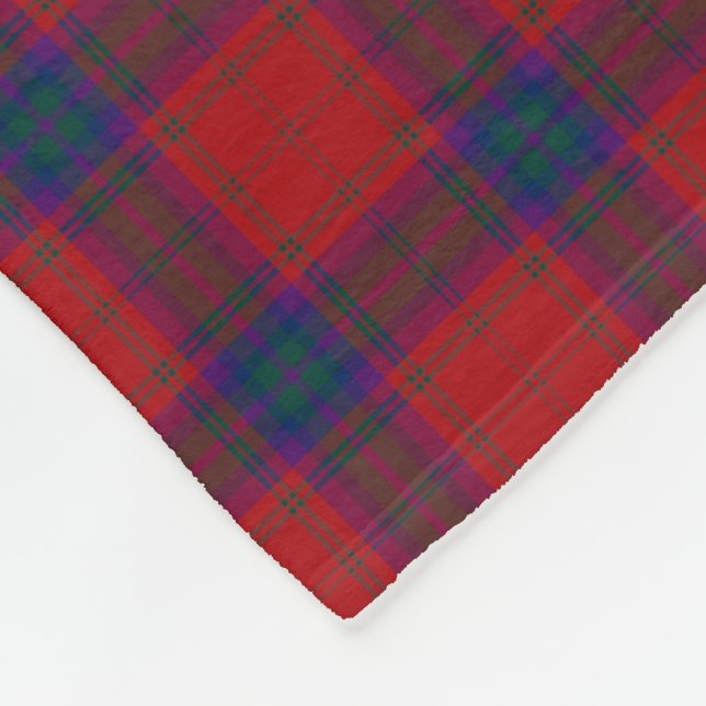 Cobertor De Velo Clan MacDougall Tartan Xadrez Vermelha Escocesa (Quina)