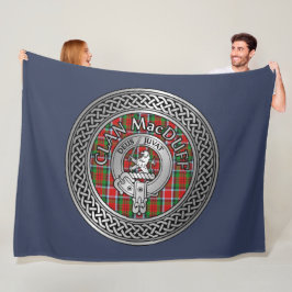 Cobertor De Velo Clan MacDuff Crest & Tartan Knot