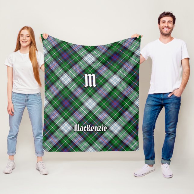 Cobertor De Velo Clan MacKenzie Dress Tartan Fleece Blanket (In Situ)