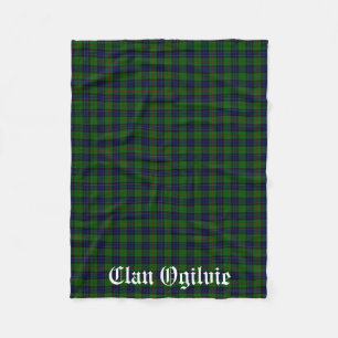 Cobertor De Velo Clan Ogilvie Tartan Xadrez