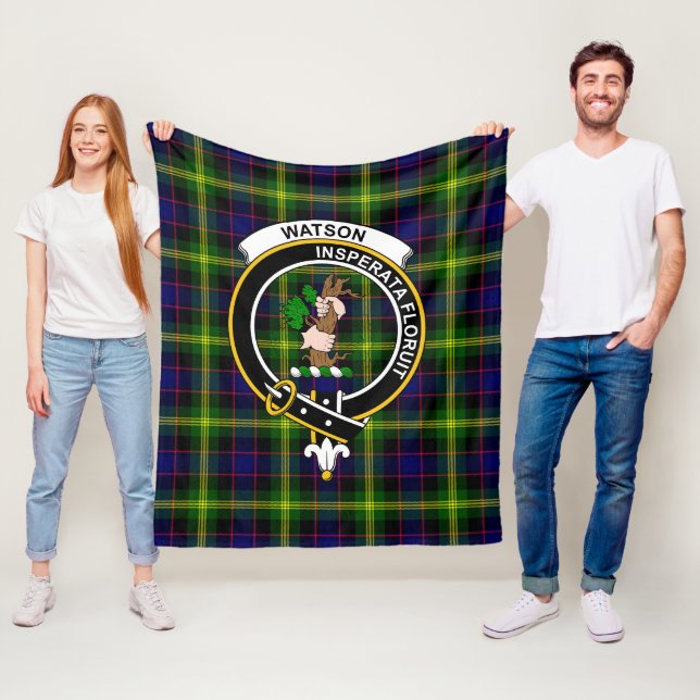Cobertor De Velo Clan Watson Modern Tartan Xadrez (In Situ)