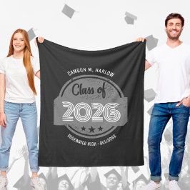 Cobertor De Velo Class of YY Vintage Graduate Name