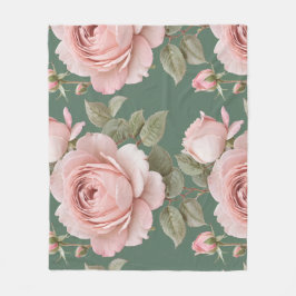 Cobertor De Velo Classic English Roses In Blush Pink 
