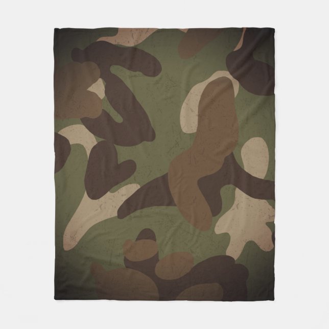 Cobertor De Velo Classic Military Camouflage Pattern (Frente)