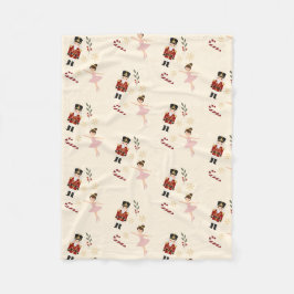Cobertor De Velo Classic Nutcracker Christmas Sherpa Blanket