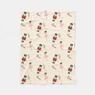 Cobertor De Velo Classic Nutcracker Christmas Sherpa Blanket