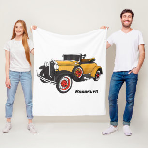 Cobertor De Velo Classic yellow car 1931
