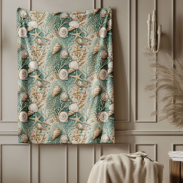 Cobertor De Velo Clássico Aquecimento Costeiro e Convidando Atmosfe