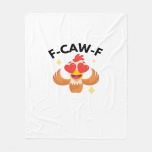 Cobertor De Velo Clássico F-Caw-F Engraçado
