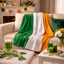 Cobertor De Velo Clássico Tricolor Irlandês Inspirado