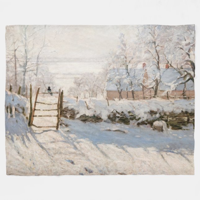 Cobertor De Velo Claude Monet - A Pega (Frente (Horizontal))