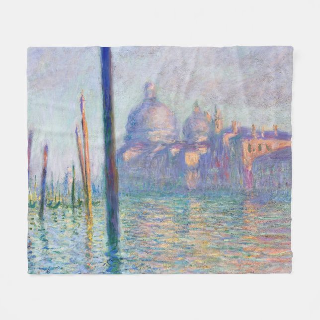 Cobertor De Velo Claude Monet - Grande Canal, Veneza (Frente (Horizontal))