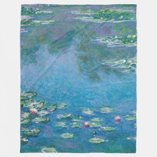 Cobertor De Velo Claude Monet - Lírios Água 1906 (Frente)