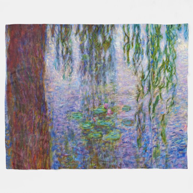 Cobertor De Velo Claude Monet - Lírios Hídricos (Frente (Horizontal))