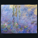 Cobertor De Velo Claude Monet - Lírios Hídricos<br><div class="desc">Lírios/Ninfas por Claude Monet em 1916-1919</div>