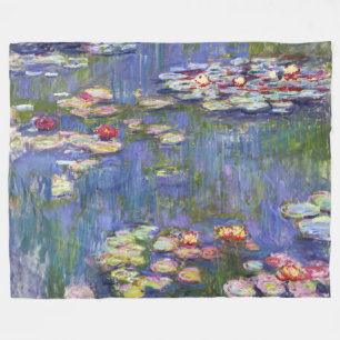 Cobertor De Velo Claude Monet - Lírios/Ninfas