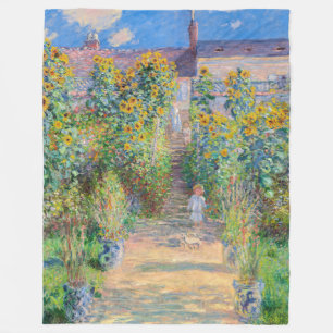 Cobertor De Velo Claude Monet - O Jardim do Artista em Vetheuil