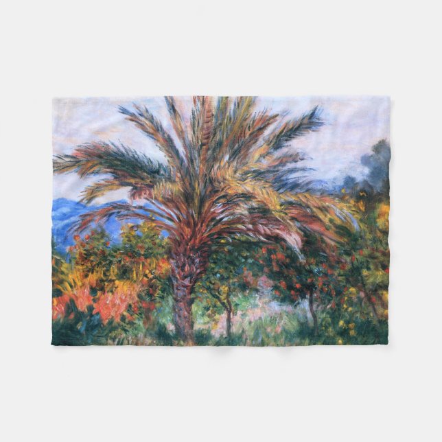 Cobertor De Velo Claude Monet: Palmeira em Bordighera (Frente (Horizontal))