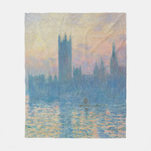Cobertor De Velo Claude Monet Parlamento Europeu Sunset