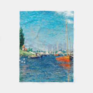 Cobertor De Velo Claude Monet - Red Boats, Argenteuil