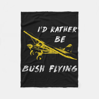 Cobertor De Velo Clic Airplane Pilot Super Bush Cub Rather Be Flyin