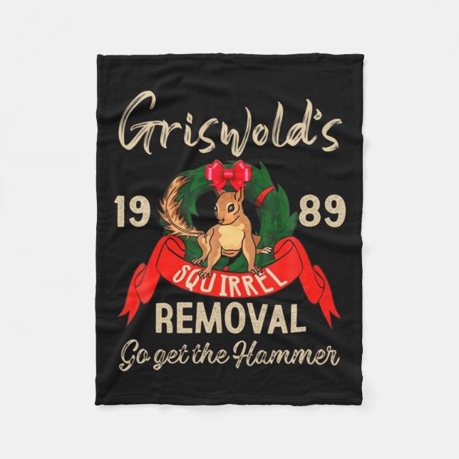 Cobertor De Velo Clic Christmas Movie Squirrel Removal Vacation  (Frente)