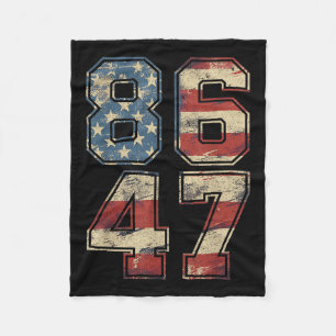 Cobertor De Velo Clicar no Estilo Vintage 80s 86 47 Anti Trump Usa 