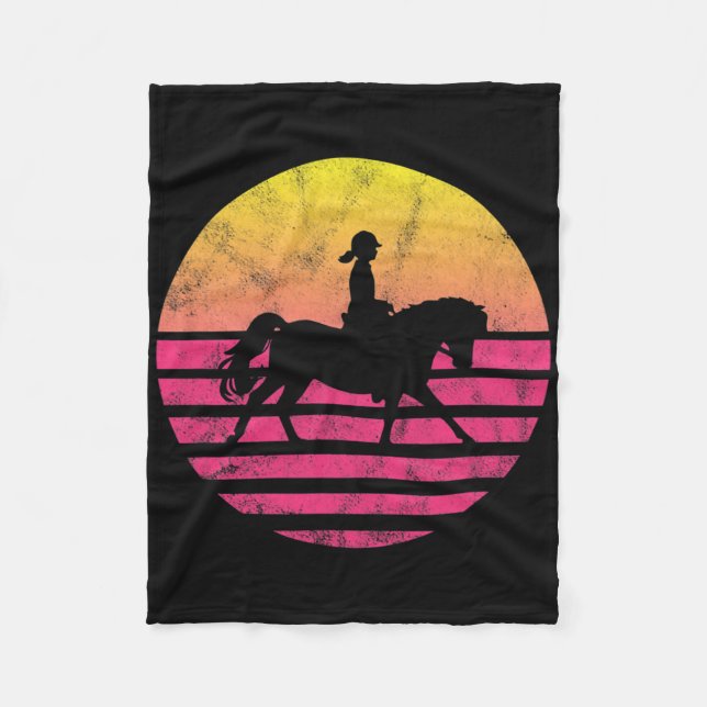 Cobertor De Velo Clique no Presente de Anel Horseback (Frente)