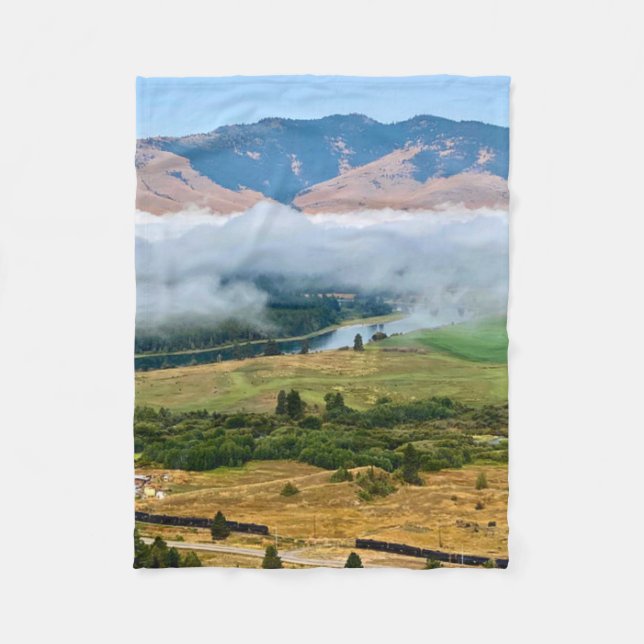 Cobertor De Velo Clouds Over Flathead River (Frente)