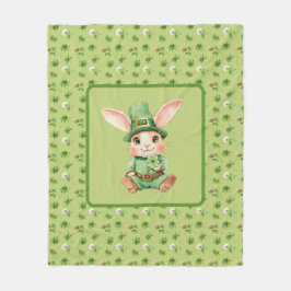 Cobertor De Velo Clover Fleece Blanket