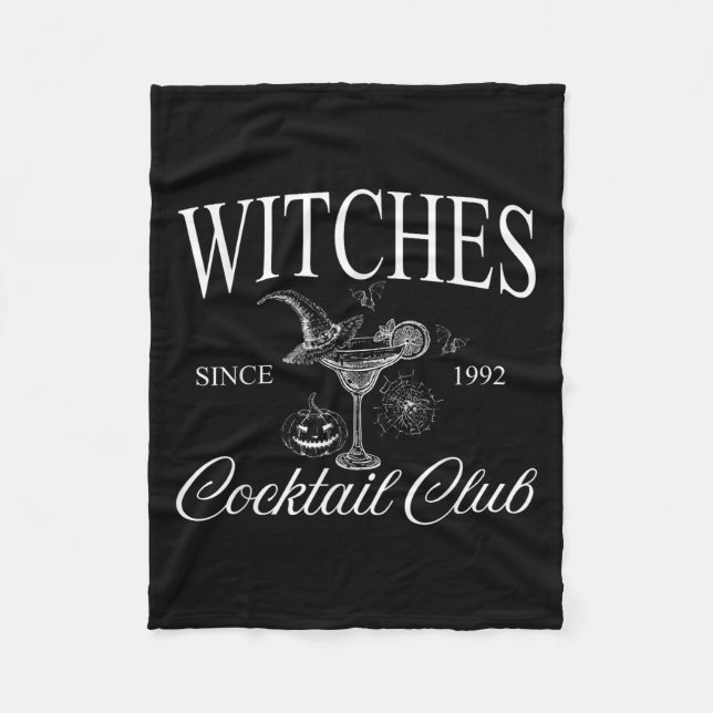Cobertor De Velo Clube da Cauda das Bruxas Martini de Halloween par (Frente)