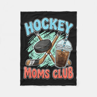 Cobertor De Velo Clube das Mães de Hockey Café Gelado Paus Cruzados