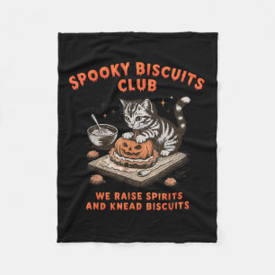 Cobertor De Velo Clube de Bolinhos Assustadores Gato Halloween Cozi
