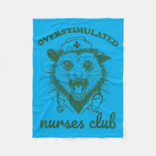 Cobertor De Velo Clube de Enfermeiras Superestimuladas Camisa Engra
