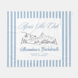 Cobertor De Velo Clube de Esqui Pós-Temporada de Solteira