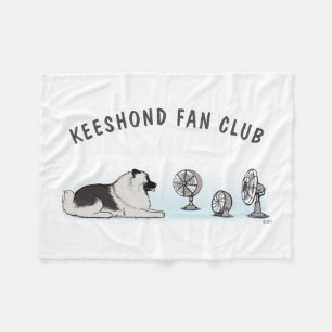 Cobertor De Velo Clube de Fãs Keeshond Amante do Keesie Legal