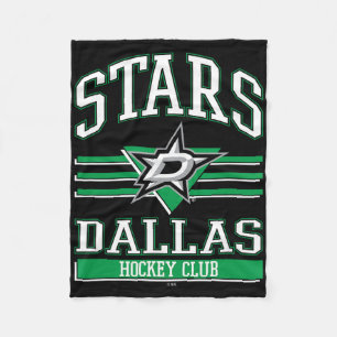 Cobertor De Velo Clube de Hóquei Dallas Stars Preto Licenciado Ofic