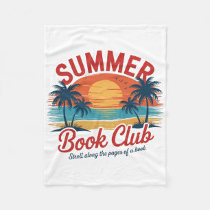 Cobertor De Velo Clube de Leitura Retrô de Verão Férias de Praia Di
