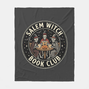 Cobertor De Velo Clube do Livro de Bruxas de Salem Design de Esquel