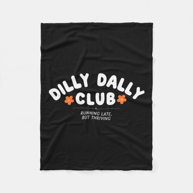 Cobertor De Velo Clube Gráfico Dilly Dally (Frente)