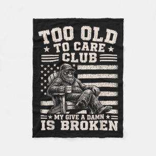Cobertor De Velo Clube Quem É Muito Velho Para Se Importar Dar Um E
