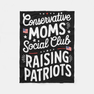 Cobertor De Velo Clube Social de Mães Conservadoras Criando Patriot