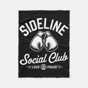 Cobertor De Velo Clube Social Lateral de Boxe Mma Alto e Orgulhoso