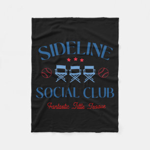 Cobertor De Velo Clube Social Linha de Base de Beisebol Com Camiset