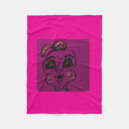 Cobertor De Velo Clueless Bunny Fleece Blanket