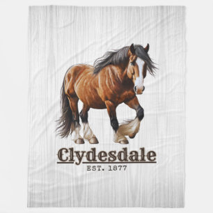 Cobertor De Velo Clydesdale Horse Blanket