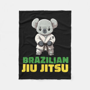 Cobertor De Velo Coala de Jiu Jitsu Brasileiro de Luta Livre
