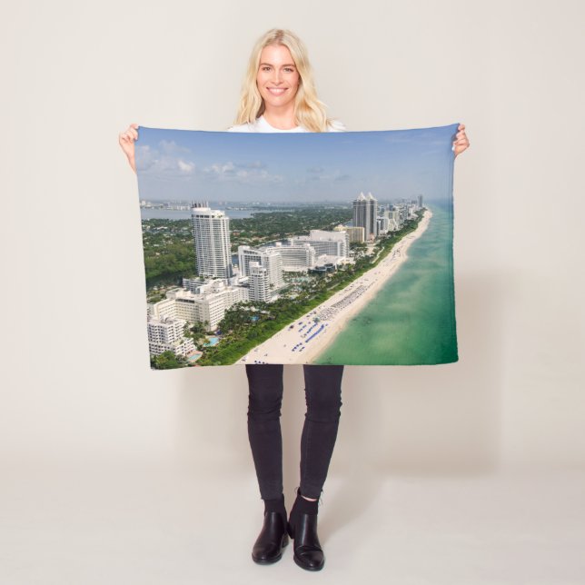 Cobertor De Velo Coastline | Urban Beach, Miami, Florida (In Situ)