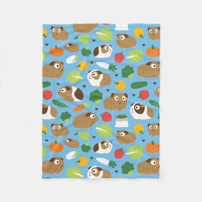 Cobertor De Velo Cobaias e seus deleites (Frente)