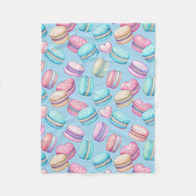 Cobertor De Velo Cobertorzinho de Fleece Astel Macaron (Frente)